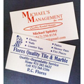Thermal Business Card W/ 1 Color Imprint